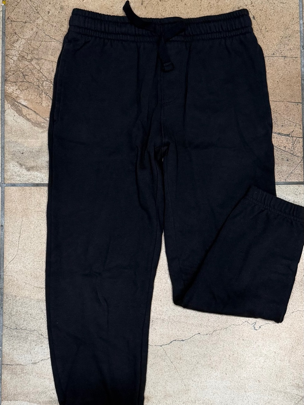 Athletic Works Black Kids Drawstring Joggers